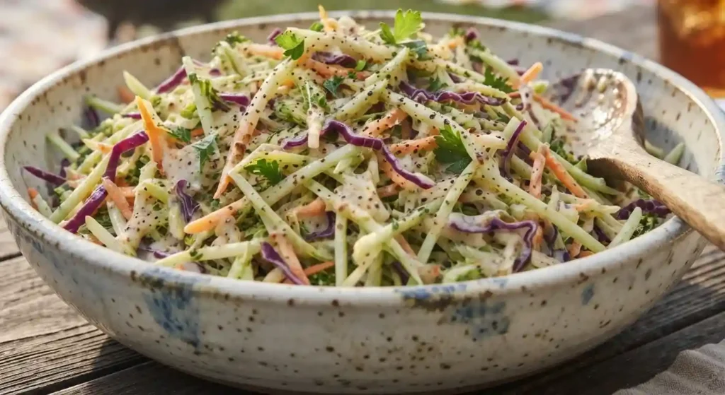coleslaw with broccoli slaw
