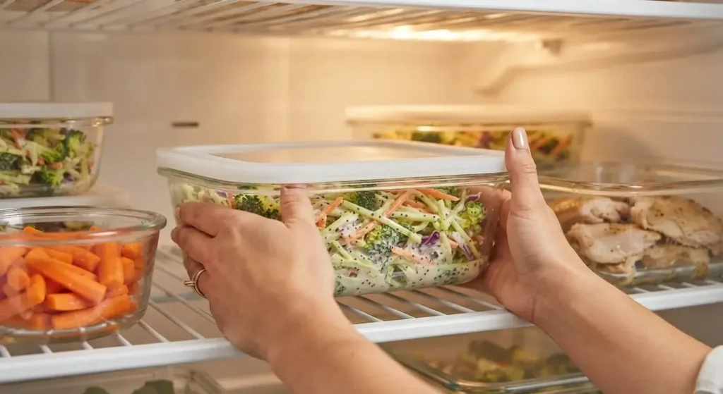 coleslaw with broccoli slaw