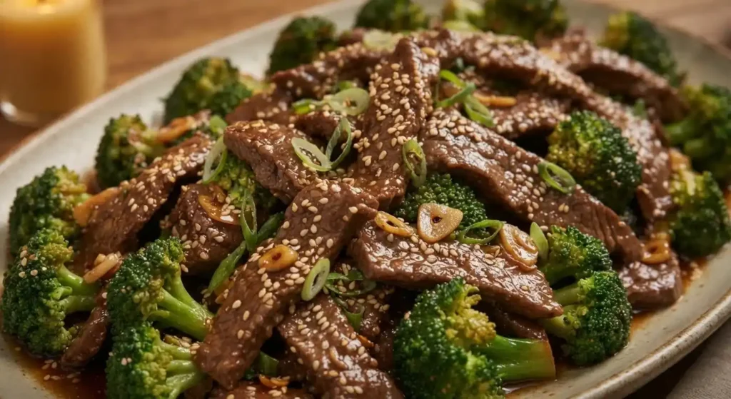 flank steak for beef and broccoli