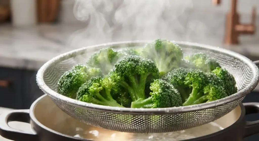 how to steam broccoli in a steamer