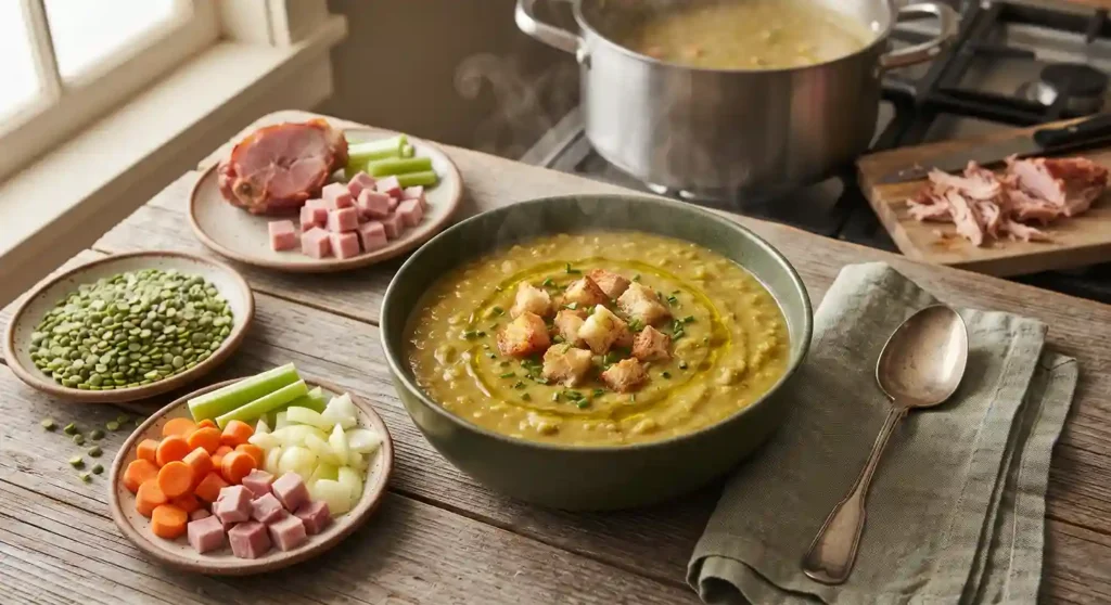 split pea soup recipe